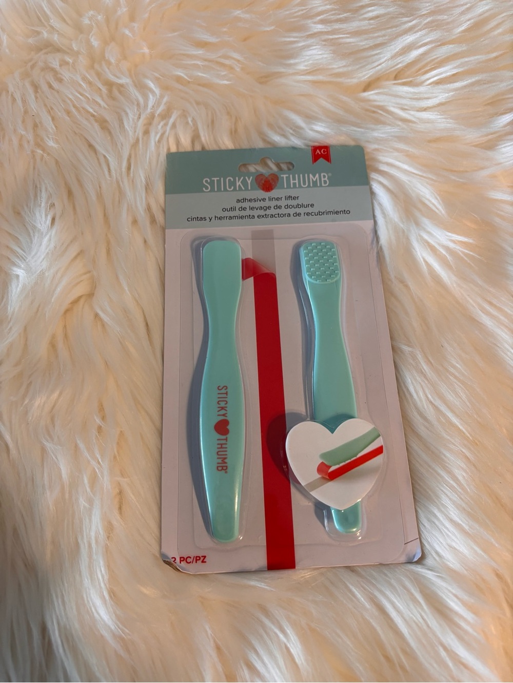 Sticky Thumb Adhesive Lining Remover Tool - 2 Pack